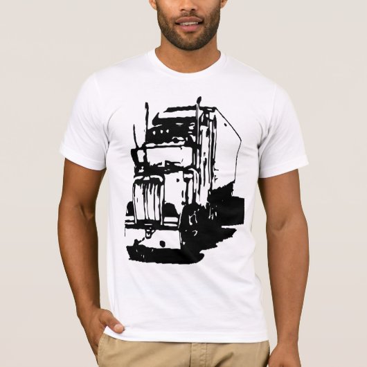 Halb LKW-T - Shirt (Vorderseite)
