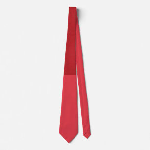 Halb Matte Half Glitzer Tomato Red Krawatte