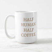Halb Mensch halb Kaffeetasse (Links)