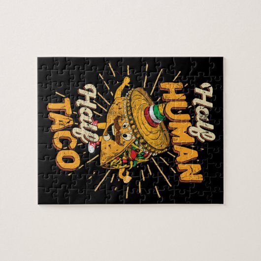 Halb menschliches halbes De Mayo Puzzle (Horizontal)