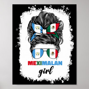 Halb mexikanisch und guatemaltekisch Mexiko Guatem Poster