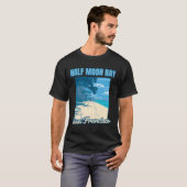 Halb Moon Bay � Australien � Küste Jewel T-Shirt (Vorne ganz)