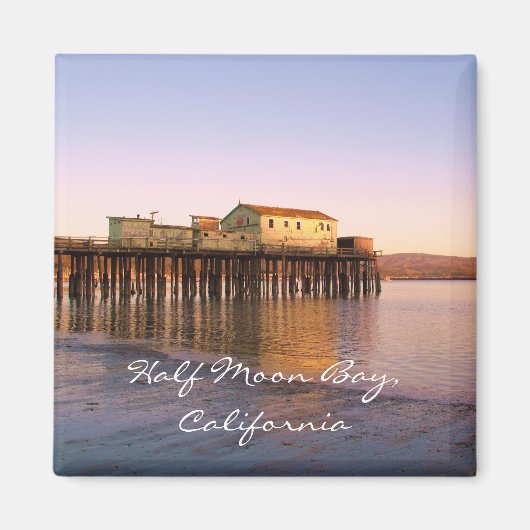 Halb Moon Bay, Kalifornien Magnet (Vorne)