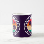 Halb Moon Cay Bahamas - Retro Vintager 80er Kaffeetasse (Mittel)