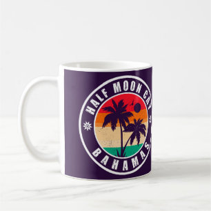 Halb Moon Cay Bahamas - Retro Vintager 80er Kaffeetasse