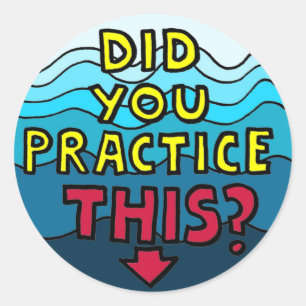 Halb-Motivierend Aufkleber für Musik-Lehrer