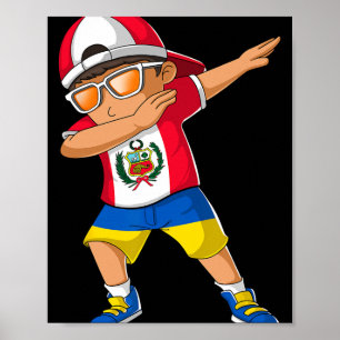 Halb peruanischer halb ukrainischer Junge Peru Ukr Poster