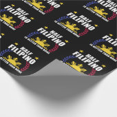 Halb philippinisch Amerikanische Philippinen Pinoy Geschenkpapier (Ecke)