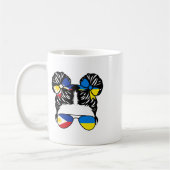 Halb philippinisch halb ukrainisches Mädchen Phili Kaffeetasse (Links)