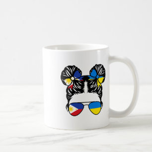 Halb philippinisch halb ukrainisches Mädchen Phili Kaffeetasse
