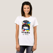 Halb philippinisch halb ukrainisches Mädchen Phili T-Shirt (Vorne ganz)