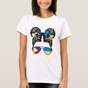 Halb philippinisch halb ukrainisches Mädchen Phili T-Shirt