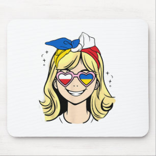 Halb Polnisch Halb Ukrainisches Mädchen Mousepad