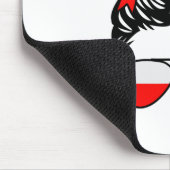 Halb Polnisch Halb Ukrainisches Mädchen Polen Kind Mousepad (Ecke)
