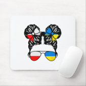 Halb Polnisch Halb Ukrainisches Mädchen Polen Kind Mousepad (Mit Mouse)