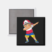 Halb polnisch ukrainischer Junge Polen Ukraine Fla Magnet (Vorderseite/Rückseite)