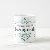Halb portugiesisch kaffeetasse (Mittel)