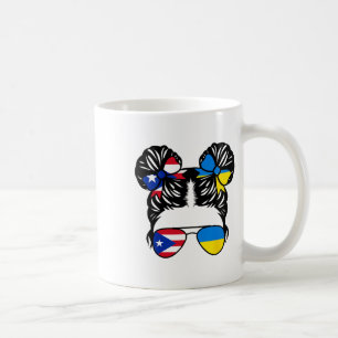 Halb puerto-ricanisches halb ukrainisches Mädchen  Kaffeetasse