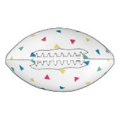Halb Rainbow Confetti Football (Vorderseite)