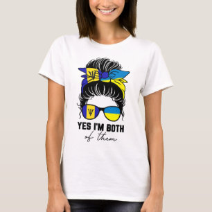 Halb rumänisches halb ukrainisches Mädchen Rdos Uk T-Shirt