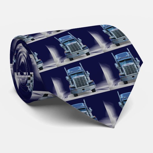 HALB SATTELZUG-LKW KRAWATTE (Gerollt)