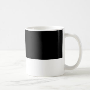 Halb Schwarz Kaffeetasse