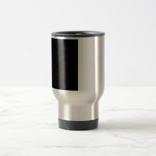 Halb schwarz und halb weiß Mitte Anpassen Diesem Reisebecher