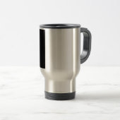 Halb schwarz und halb weiß Mittelmaß passen sich d Reisebecher (VorderseiteRechts)