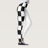 Halb schwarz-weiße Leggings (Rechts)