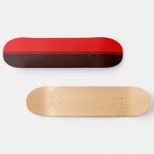 Halb schwarze und rote einfache Skate-Plattform Skateboard (Horizontal)