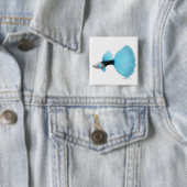 Halb schwarzes blaues extravagantes Guppy-Button Button (Beispiel)