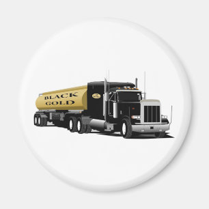 Halb schwarzes Gold Magnet