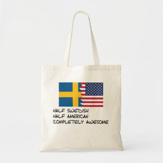 Halb schwedisches vollständig fantastisches tragetasche
