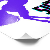 Halb Schwester Lila Pony Sibling Fotodruck (Ecke)