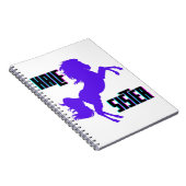 Halb Schwester Lila Pony Sibling Notizblock (Rechte Seite)