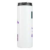 Halb Schwester Lila Pony Sibling Thermosbecher (Rückseite)