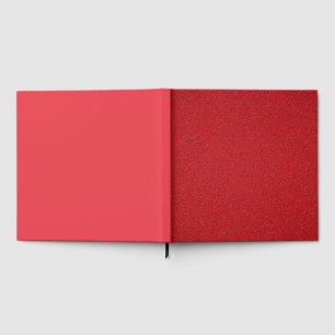 Halb strukturiertes rotes Gästebuch (vertikal gete