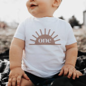 Halb Sun One Terracotta Baby Tshirt