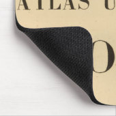 Halb Titel Atlas universel Historik Mousepad (Ecke)