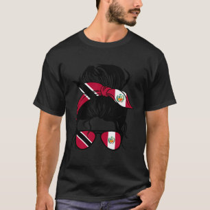 Halb Trinidadian halb peruanischen Mix Trinidad un T-Shirt