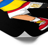 Halb ukrainischer ägyptischer Junge Ukraine Ägypte Poster (Ecke)