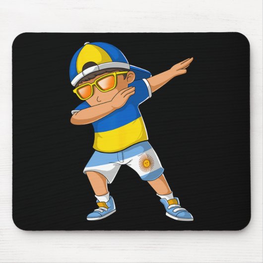 Halb ukrainischer argentinischer Junge Ukraine Arg Mousepad (Vorne)