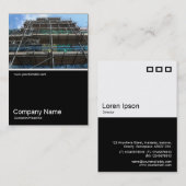 Halb- und Halb-Foto - Gerüste Visitenkarte (Vorne/Hinten)