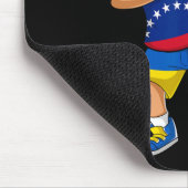 Halb venezolanischer ukrainischer Junge Venezuela Mousepad (Ecke)