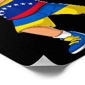 Halb venezolanischer ukrainischer Junge Venezuela  Poster (Ecke)