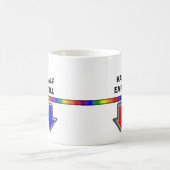 Halb voll oder halb leer? kaffeetasse (Mittel)