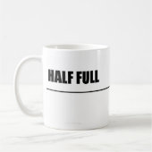 Halb voll - Tasse (Links)
