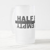 Halb volle/halb leere Tasse (Vorderseite Links)