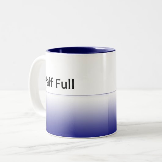 Halb vollfunktelegraphie, halb voll-lft zweifarbige tasse (Vorderseite Links)