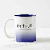 Halb vollfunktelegraphie, halb voll-lft zweifarbige tasse (Links)